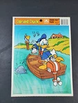 Vintage Disney Golden Frame Tray 12 Pcs Puzzle Donald Duck Boat 8234 Complete. Fixed Price $6.76.