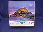 Buffalo Jigsaw Puzzle - Castles Mont St. Michel, France 750 Pc. 24" X 18". Fixed Price $22.00.