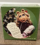 New Sealed 1981 Springbok Mini Jigsaw Puzzle Miss Piggy Christmas List Muppets. Fixed Price $12.99.