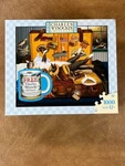 Milton Bradley Charles Wysocki Art Mabel The Stowaway Puzzle, 1000 Piece. Fixed Price $44.99.