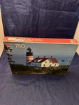 Milton Bradley Oxford Puzzle Quaddy Head, Maine 4848-9 17X23. Fixed Price $20.00.
