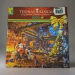 Ceaco Puzzle Thomas Kinkade 2022 Santa's Workshop 1000 Piece Christmas Toys Elf. Fixed Price $12.99.