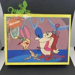 Vintage Ren & Stimpy 1991 Nicktoons Pc Puzzle 100% Complete 11X15" Ceaco. Fixed Price $19.76.