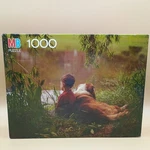 Vintage Milton Bradley 1000 Pc Nature Puzzle Boy And His Dog Cottage Core New. Fixed Price $19.99.