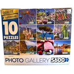 Sure-lox Photo Gallery 10 Puzzles Multi-pack 5600 Pieces Total 80790-7. Fixed Price $20.00.