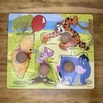 Disney Baby Winnie The Pooh And Friends Wooden Puzzle Thick Knobs Melissa & Doug. Fixed Price $12.00.