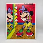 Playskool Wood Tray Puzzle Kids Red Minnie Mouse Dress Up Vintage Disney Retro. Fixed Price $18.99.