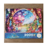 Disney Aladdin 2000 Piece Jigsaw Puzzle Multicolor With Poster. Fixed Price $15.00.