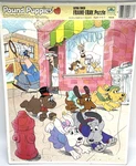 Vintage 1986 Pound Puppies Puzzles Frame Tray Extra Thick Golden Lot Of 2. Fixed Price $11.73.