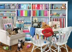 Cobble Hill Sewing Room 1000 Piece Jigsaw Puzzle. Fixed Price $19.32.
