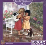 Donald Zolan 1000PC Masterpieces Jigsaw Puzzle Sharing Secrets Nib. Fixed Price $14.99.