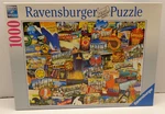 Ravensburger, Road Trip Usa, 1000 Piece Puzzle. Fixed Price $7.50.