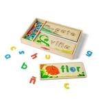 Melissa And Doug Spanish See Spell Wooden Puzzle Toy For Kids 4-7. Fixed Price $14.19.