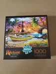 Buffalo Games 1000 Piece Jigsaw Puzzle Hope Cove Marine Color. Brand New. Fixed Price $9.75.