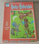 Vtg 1962 Whitman Rocky And Bullwinkle 100 Large Pc Jigsaw Puzzle 14"X18" Cib. Fixed Price $20.12.