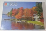 1985 Mb Croxley Jigsaw Puzzle 500 Pieces 4611-5 Lake Winnesquanm, Nh New Sealed. Fixed Price $29.98.