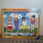 Vtg Ravensburger This My Body See Inside Puzzle 1988 Cardboard Tray 49 Piece. Fixed Price $18.87.