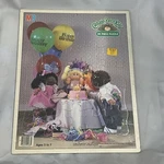 1984 Cabbage Patch Kids Vintage Milton Bradley 25 Pc Puzzle Birthday Sealed. Fixed Price $9.00.