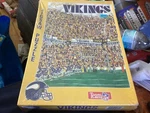 Minnesota Vikings Fandemonium Jigsaw Puzzle Team Nfl 1994 John Holladay Sealed. Fixed Price $34.95.
