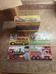 Melissa & Doug Vehicle 3 Complete Jigsaw Puzzles Wood Box Firetruck Bus Train. Fixed Price $5.00.