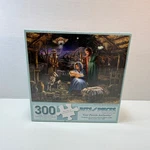 Bits And Pieces Jigsaw Puzzle 300PC Blue Nativity Liz Goodrick-dillon 42537. Fixed Price $13.99.