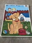 Vintage Puppy Love Frame-tray Puzzle Fluffy's Doghouse Guild Color Press Euc!. Fixed Price $13.00.