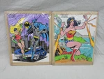 Very Rare Dc Playskool Wooden Puzzle Wonderwoman Paradise Batman Robin Batmobile. Fixed Price $197.00.
