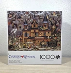 Buffalo Games Trick Or Treat Hotel 1000 Piece Jigsaw Puzzle By Charles Wysocki. Fixed Price $5.00.