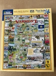 White Mountain Puzzle Vermont 1000 Piece Map Tourist Destinations Complete. Fixed Price $19.34.