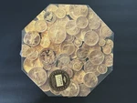 Vintage Springbok Jigsaw Puzzle Octagonal American Gold 500 Piece Foil Back New. Fixed Price $39.00.