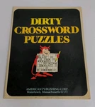 Vintage Dirty Crossword Puzzles 1974 American Publishing Corp Mostly Unused E1. Fixed Price $9.50.