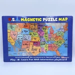Nip Usa Magnetic Map Puzzle Ata Boy Educational W Playboard Sealed North America. Fixed Price $11.99.