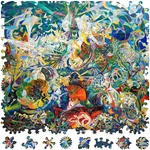 Wooden Jigsaw Puzzle For Adults By Foxsmartbox - 195 Pieces Battle Of Lights. Fixed Price $59.99.