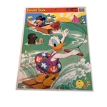 Vintage Disney Donald Duck Mickey Mouse Frame-tray Puzzle Golden 4550C-6 1980S. Fixed Price $24.00.