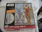 Star Warsphotomosaice C-3PO7R2-D2 1000JIGSAW Puzzle Buffalo Games. Fixed Price $19.99.