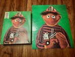 Vintage 1978 Milton Bradley Sesame Street Muppets Ernie Fire Truck 24PC Puzzle. Fixed Price $19.19.