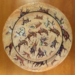 Vintage Springbok Sam Savitt Rodeo Circular Jigsaw Puzzle Complete Cowboy 1967. Fixed Price $139.99.