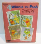 Whitman 1964 Winnie The Pooh Frame Tray Puzzles Boxed Set Of Complete Disney. Fixed Price $22.99.