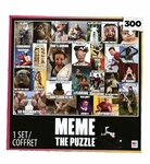 New "meme The Puzzle" Milton Bradley Jigsaw 300 Pcs 18" X 24" Sealed. Fixed Price $5.00.