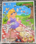 Milton Bradley Jim Henson's Muppets Puzzle - Miss Piggy Picnic. Fixed Price $13.99.