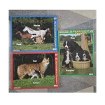 3 Patch Preschool Animal Jigsaw Puzzles Lot Dogs Cats Horse Foal 5-6PC. Fixed Price $13.20.