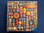 Ravensburger Happy Beads Elspeth Mclean 500 Piece Jigsaw Puzzle Complete. Fixed Price $22.99.