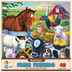 Masterpieces - Wood Fun Facts Farm Friends 48 Jigsaw Puzzle. Fixed Price $16.99.