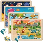 Puzzles For Kids Ages 4-6, Packs 24 Piece Wooden Jigsaw Toddlers 5. Fixed Price $14.27.