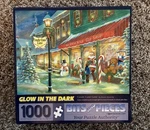Glow In The Dark Bits Pieces Puzzle Candy Cane Lane 1000 Complete. Fixed Price $5.50.