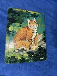 Vintage Bobcat Puzzle, Play Tray (HOME21). Fixed Price $12.14.