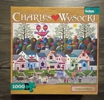 Charles Wysocki Buffalo Games Jigsaw Puzzle Confection Street 1000 Pieces. Fixed Price $19.99.