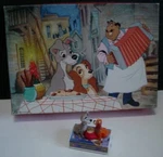 Vintage Springbok Disney Lady And The Tramp Puzzle PZL1131-100 Pieces & Toy. Fixed Price $29.00.