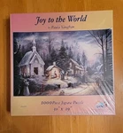 Joy To The World Paula Vaughan 1000 Piece Jigsaw Puzzle 30" X 19" 60160 Sunsout. Fixed Price $19.99.