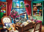 Jigsaw Puzzle Creative Mood By Springbok 1000 Piece Made Usa. Fixed Price $24.95.